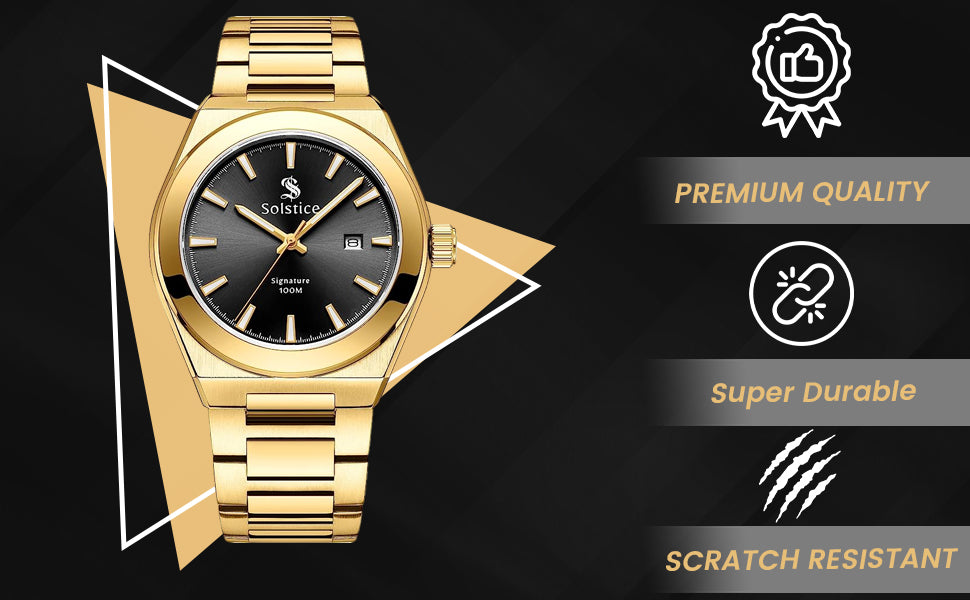 Solstice Signature gold/black - Solstice Watches