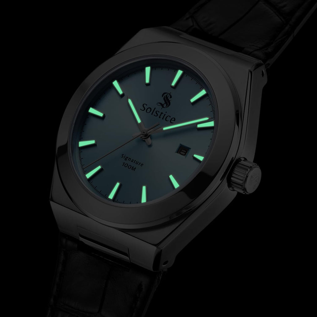 Silver Solstice Signature - ice blue/silver – Solstice Watches