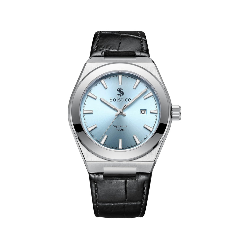 Silver Solstice Signature - ice blue/silver – Solstice Watches