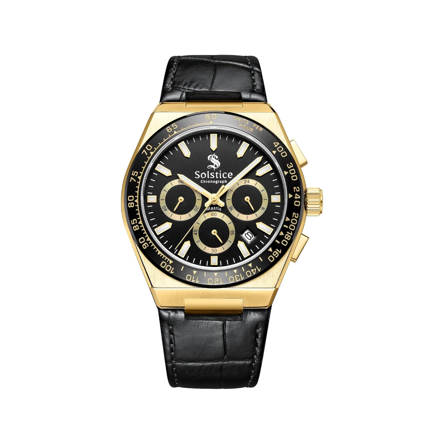 Chronograph gold/black – Solstice Watches