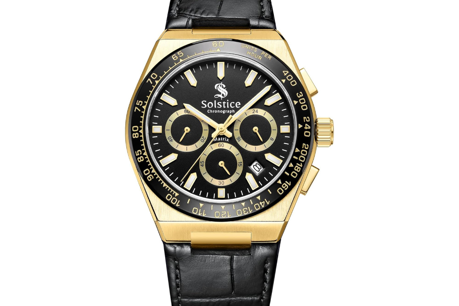 Solstice Chronograph gold/black - Solstice Watches