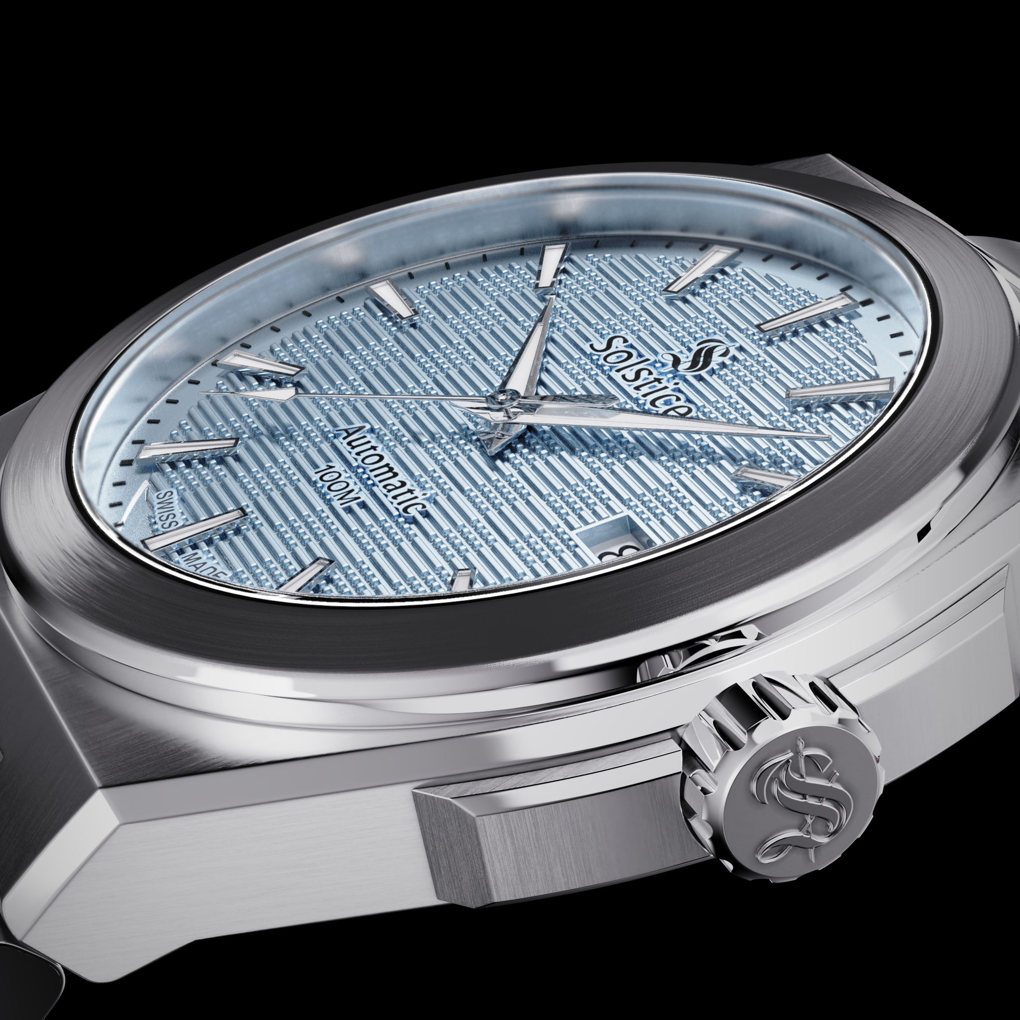 The Revival Swiss Automatic ice blue - Solstice Watches