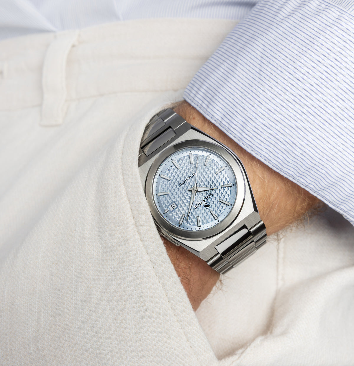 The Revival Automatic: Ice Blue – Solstice Watches