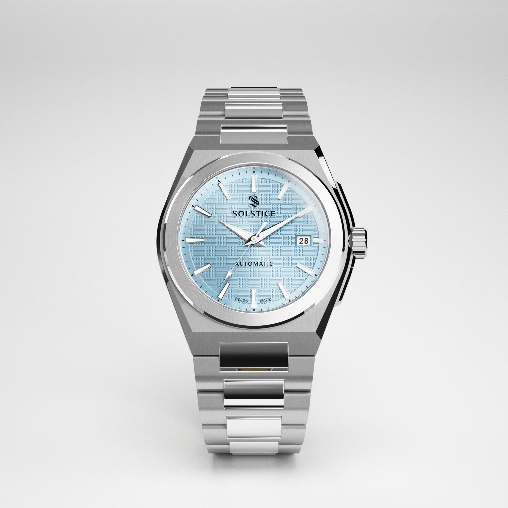 The Revival Swiss Automatic Ice Blue – Solstice Watches