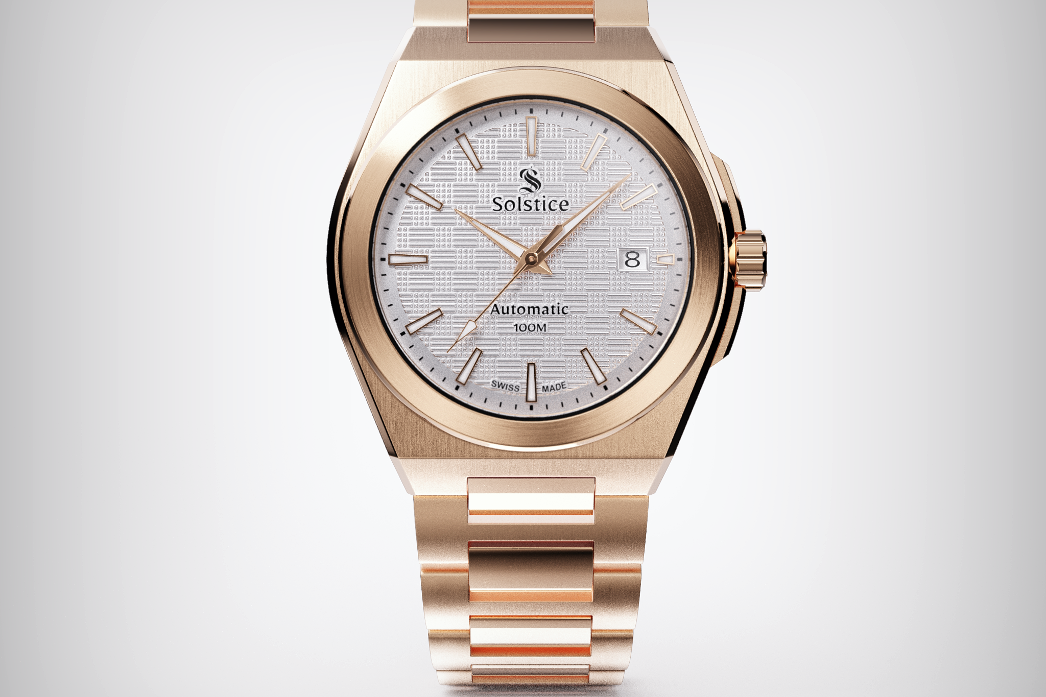 The Revival Swiss Automatic Rose Gold - Solstice Watches