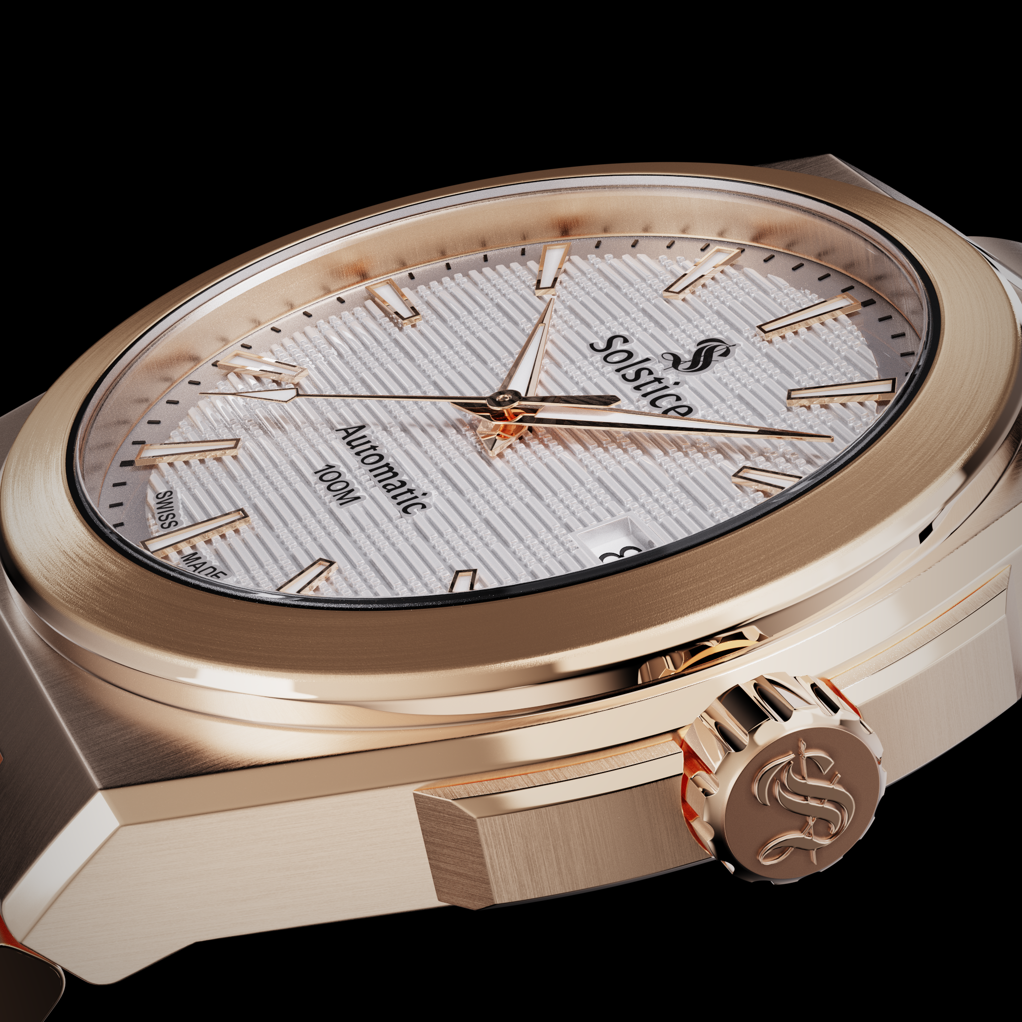 The Revival Swiss Automatic Rose Gold - Solstice Watches