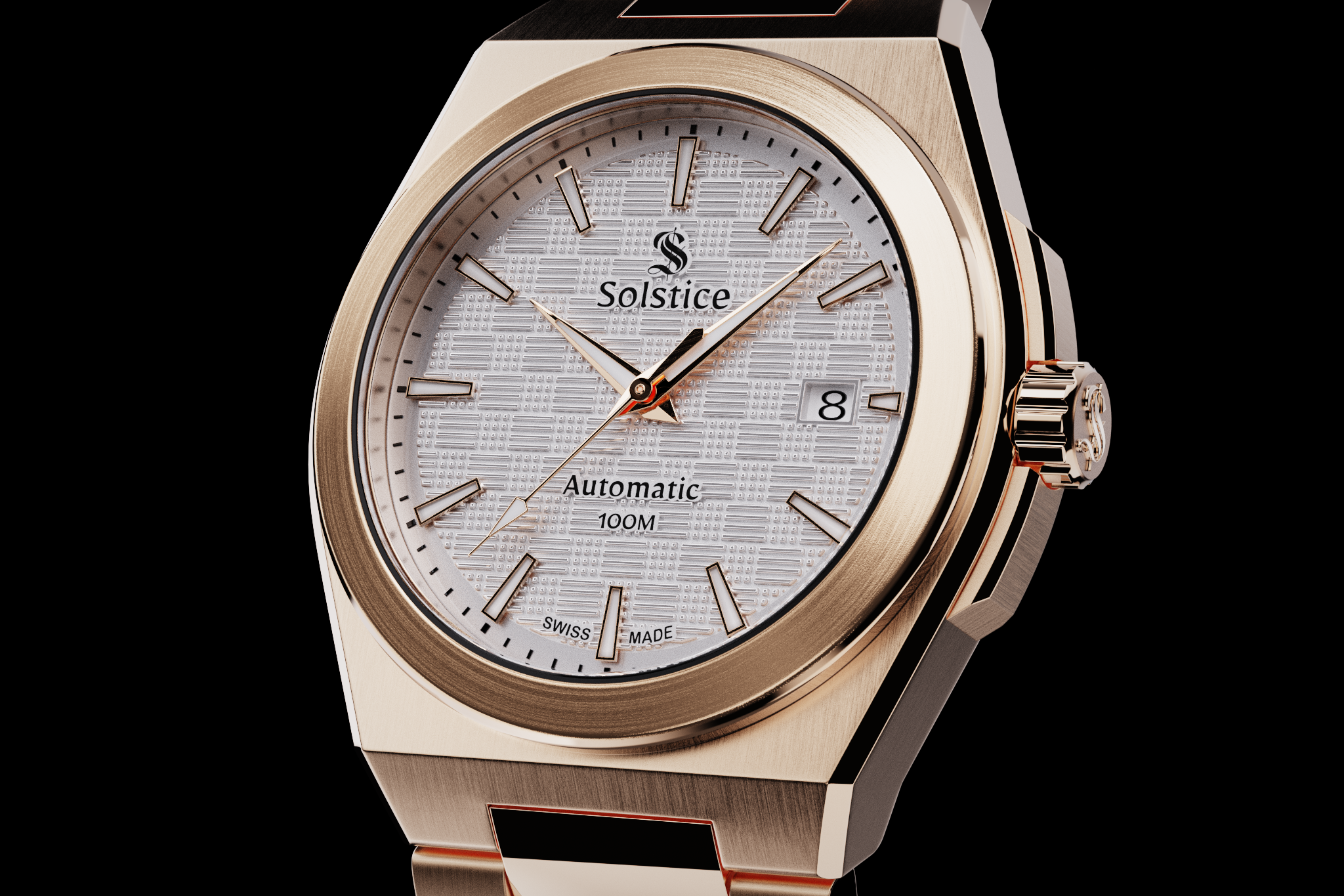 The Revival Swiss Automatic Rose Gold - Solstice Watches