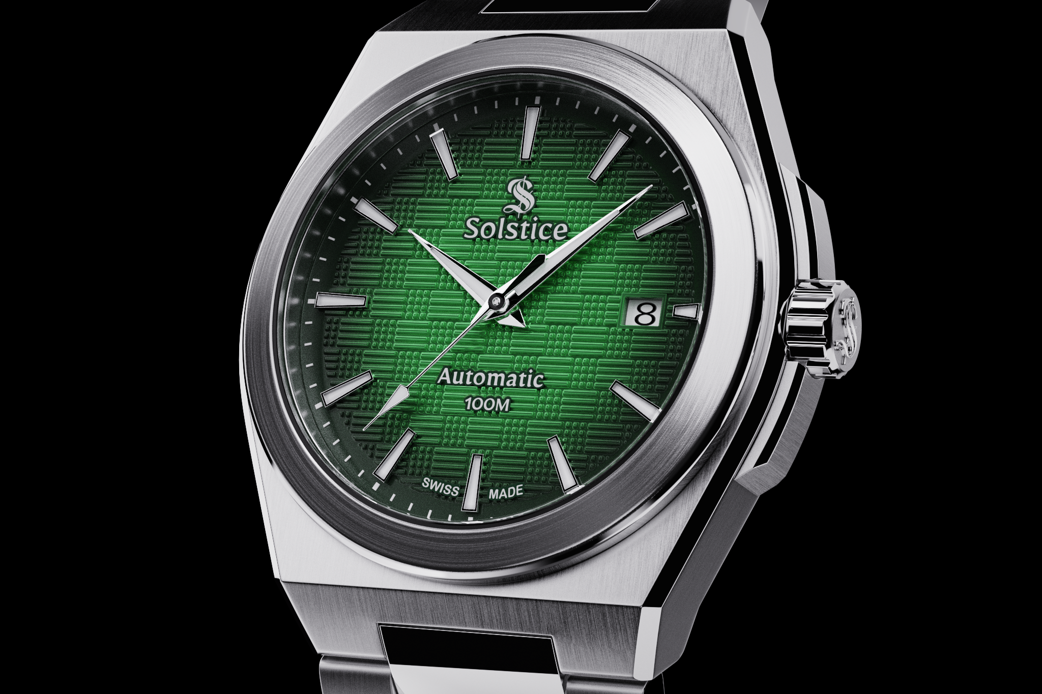 The Revival Swiss Automatic Emerald Green - Solstice Watches