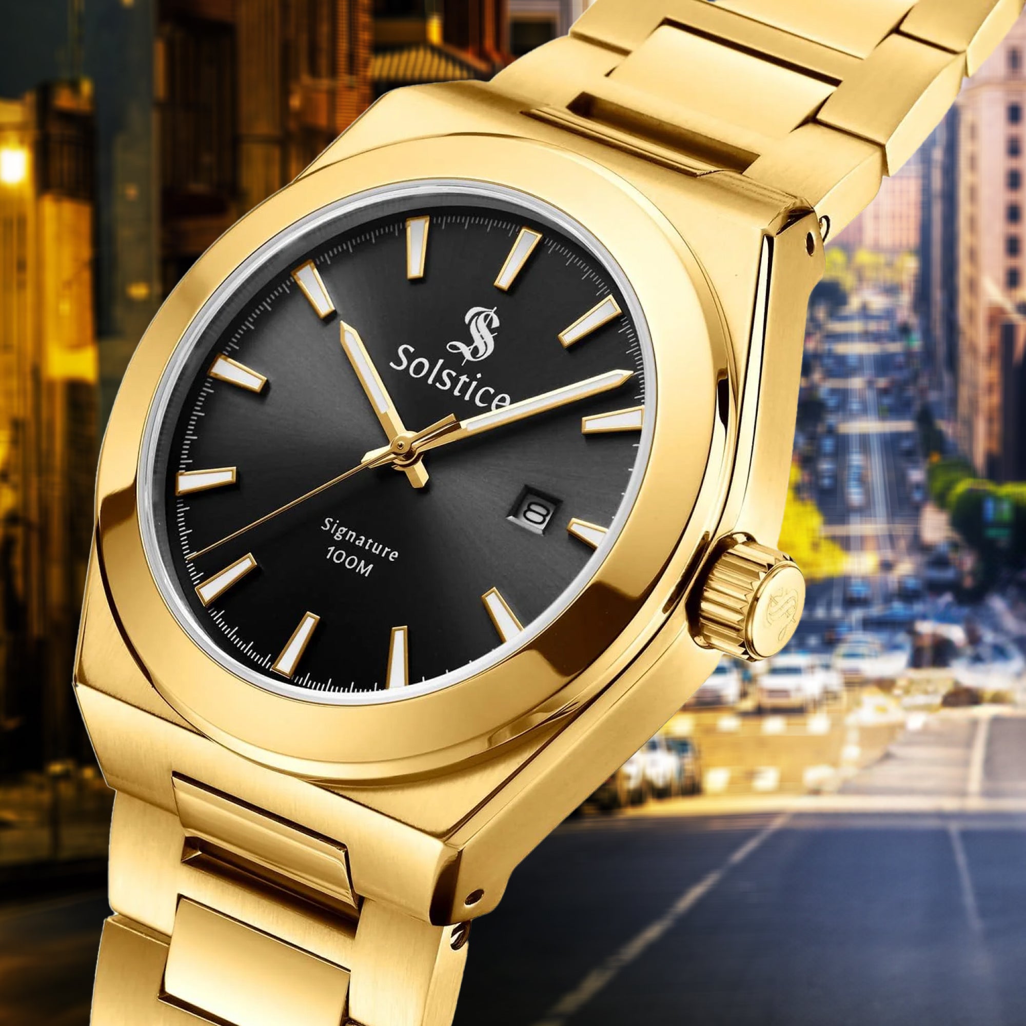 Solstice Signature gold/black - Solstice Watches