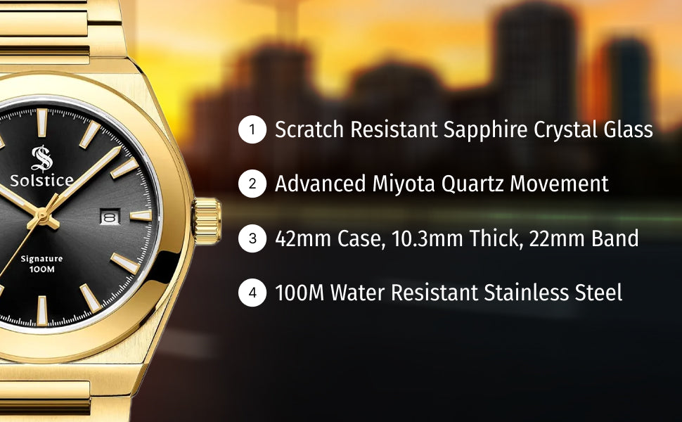 Solstice Signature gold/black - Solstice Watches