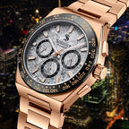 Solstice Chronograph Rose Gold/Meteorite - Solstice Watches