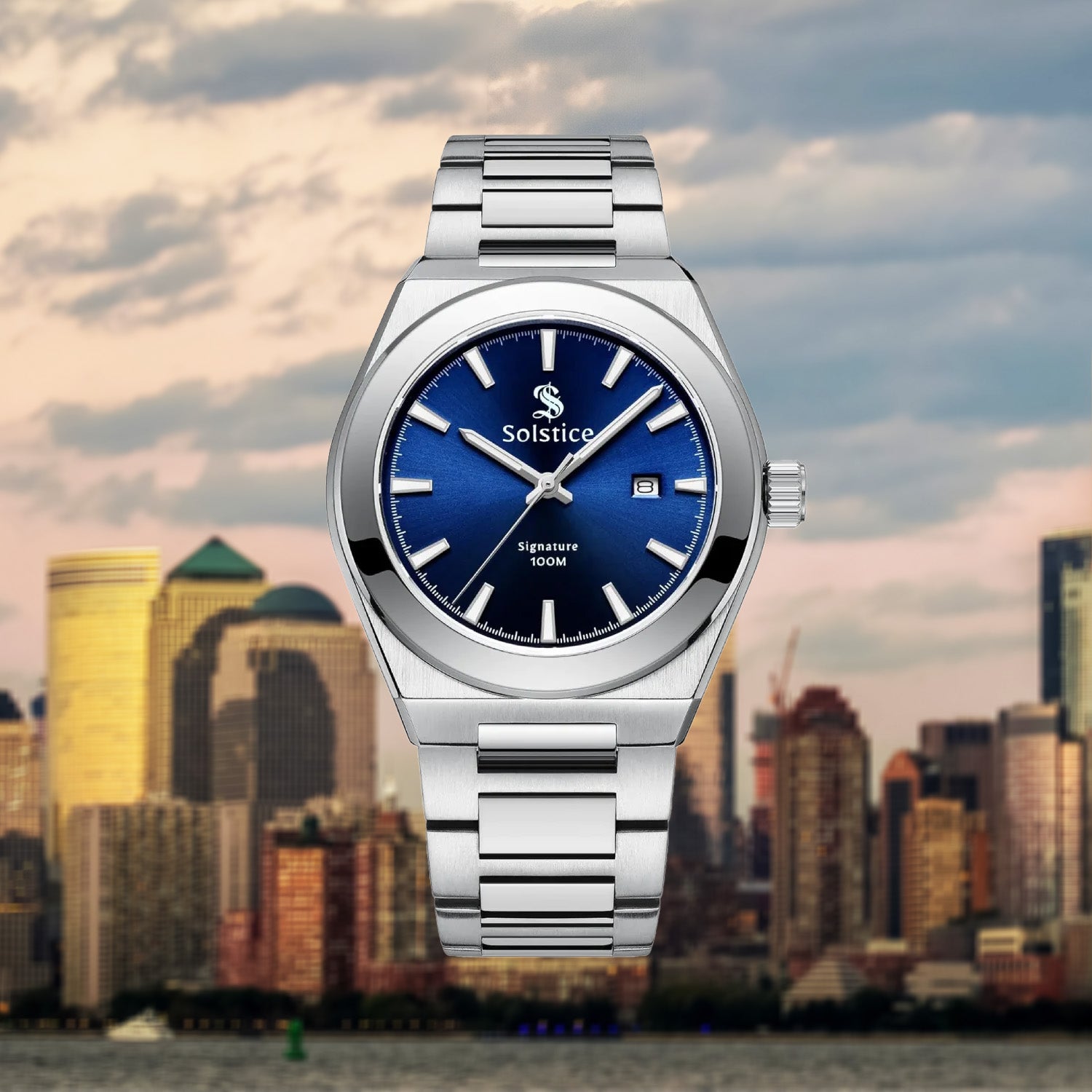 Solstice Signature-blue/silver - Solstice Watches