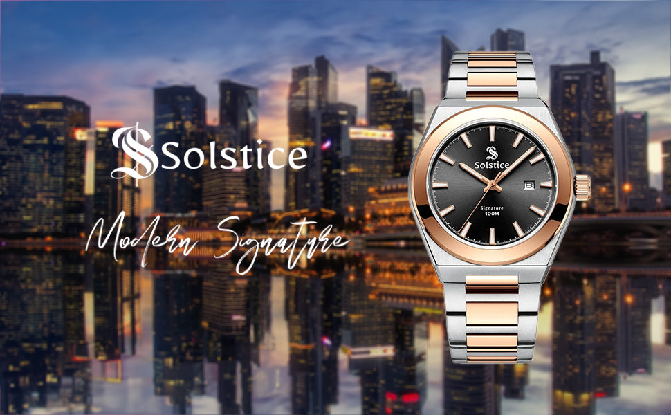 Solstice Signature two-tone rose gold - Solstice Watches