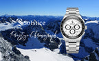 Solstice Chronograph-white panda/silver - Solstice Watches