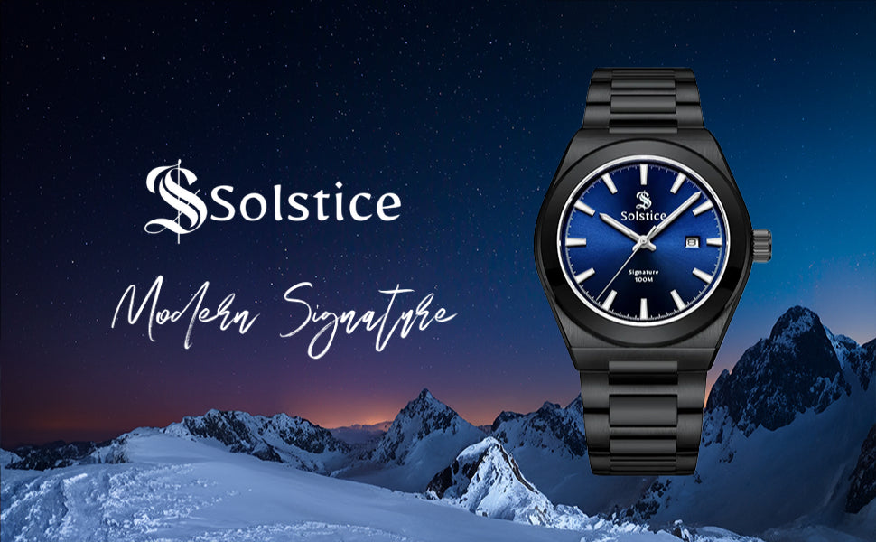 Solstice Signature blue/black - Solstice Watches