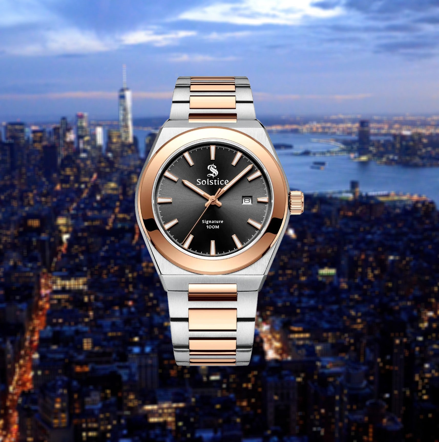 Solstice Signature two-tone rose gold - Solstice Watches